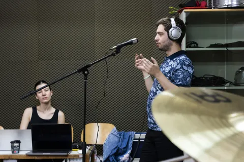 Recording vocals
